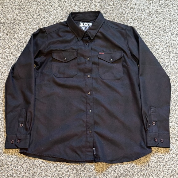 CO Tops - DIXXON Flannel Co Women's WL Black Darkness Snap Front Long Sleeve Shirt